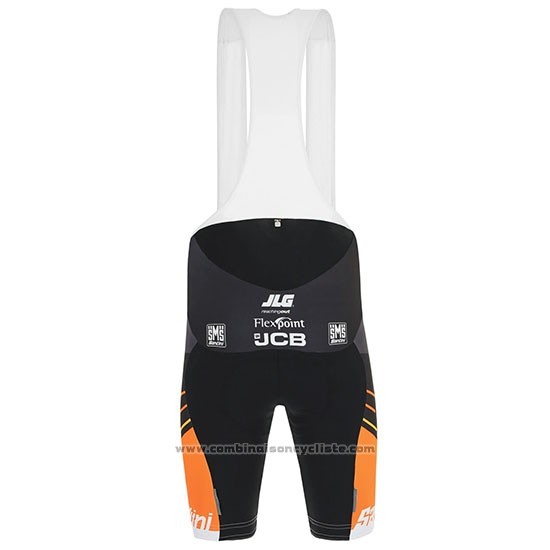 2019 Maillot Cyclisme Femme Boels Dolmans Orange Manches Courtes et Cuissard
